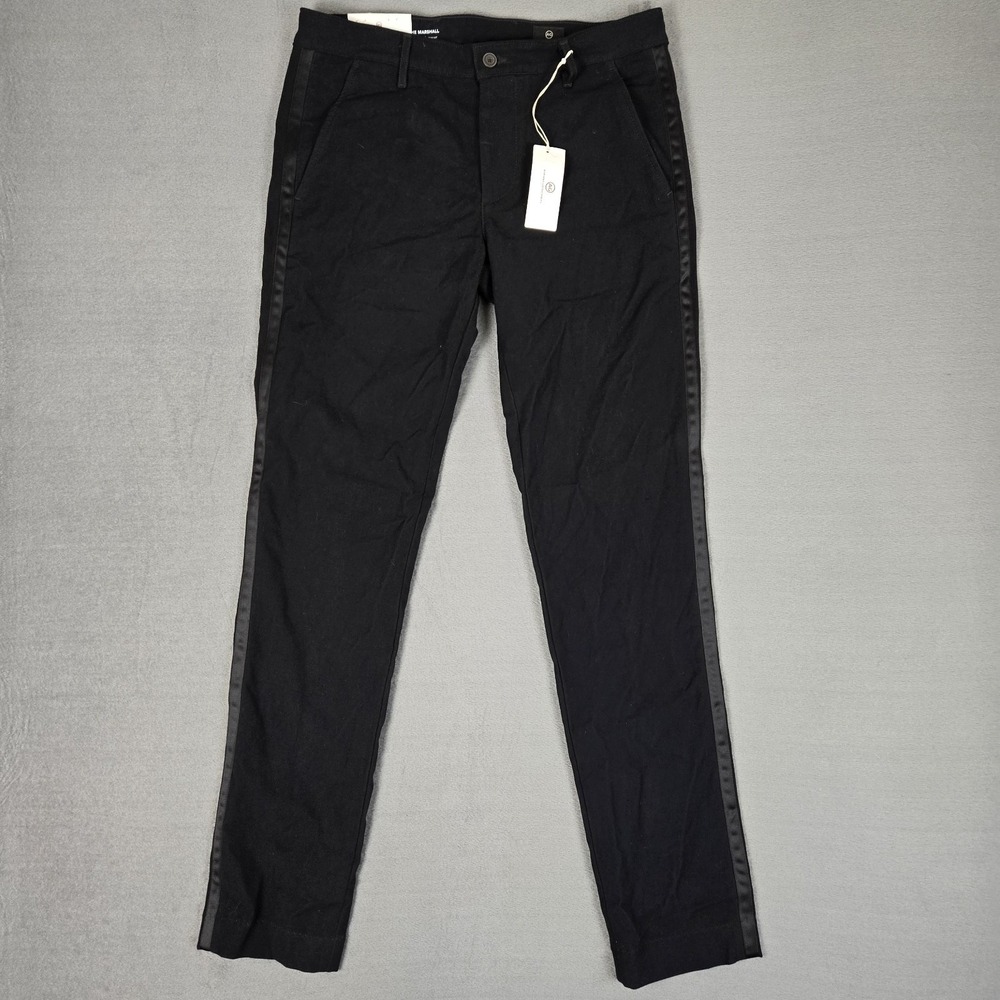 AG Adriano Goldschmied Pants Mens 33 Marshall Slim Tuxedo Trouser USA Made NWT
